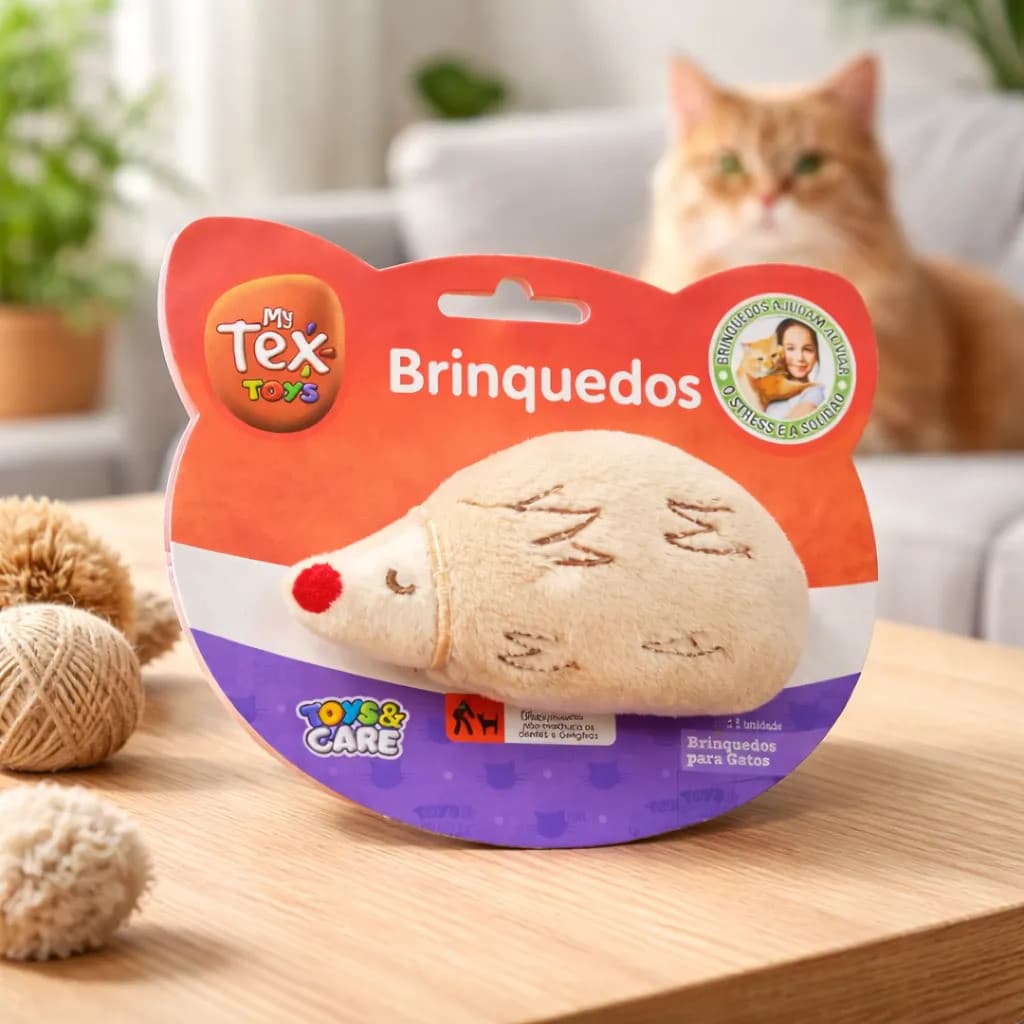 Brinquedo Pelúcia Catnip Para Gatos Mini Zoo 12 Modelos