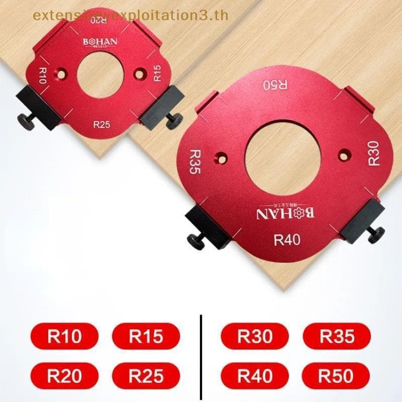 Casa EE 4 Em 1 Roteador Para Carpintaria Arcos Modelo De Posicionamento De Ângulo Roteadores De Raio De Canto R10-R50 Fe