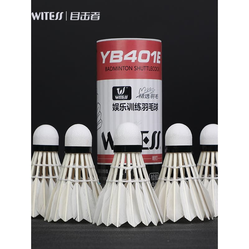 WITSS Witness YB401E Badminton Tipo Durável Bola de Treinamento Interna e Externa 3pcs/6pcs