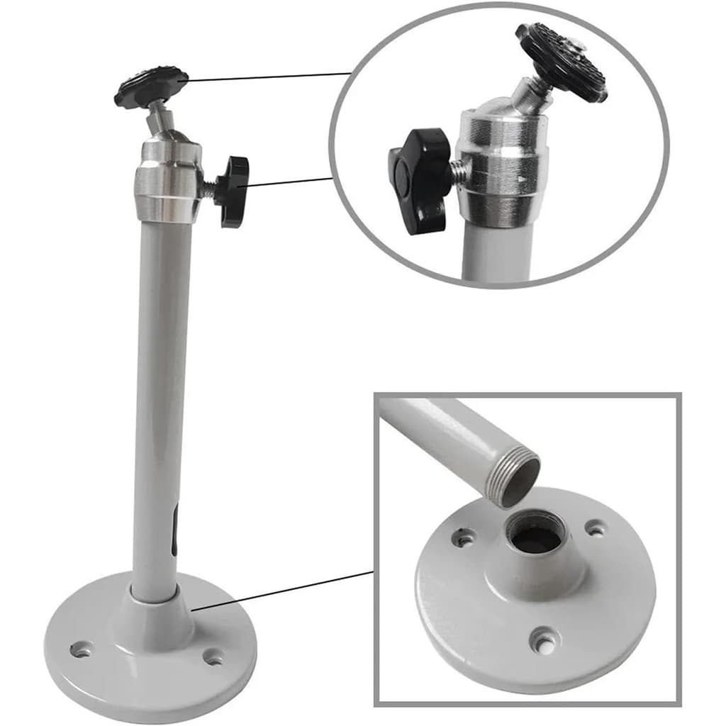 [layanist] Suporte Universal Para Projetor Portátil 1 Conjunto 360 ° Giratório Montagem Em Parede No Teto , Ajuste De Al