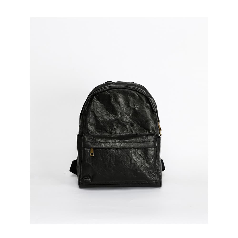 Leve Mini mochila feminina pequena mochila de compras à prova dwaterproof água saco de papel Dupont preto Commuter Retro