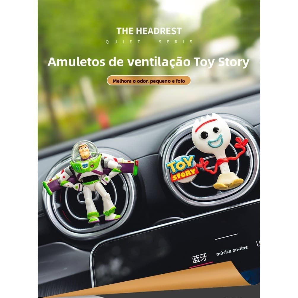 Enfeites de aromaterapia para carro, desenho animado, desenho animado, saída de ar, clipe de fragrância, decorações de i