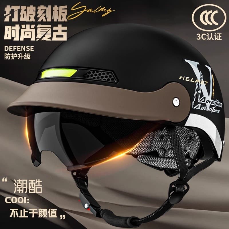 Alemanha 3C certificado elegante capacete de motocicleta elétrica quatro estações respirável protetor solar das mulheres