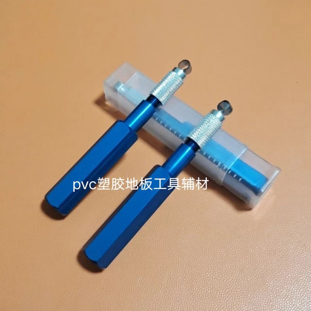 Ferramenta de soldagem de couro para piso de plástico PVC Yin Yang Ângulo Faca de entalhe Pá de fio de soldagem Faca de