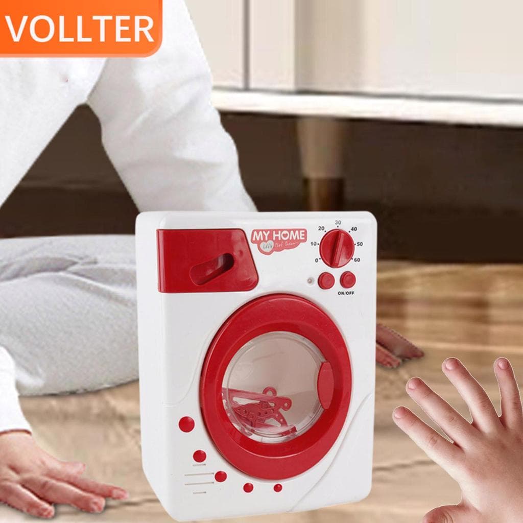 Máquina De Lavar Brinquedo Presentes Crianças Realistas Fingir Pré-Escolar Jogar