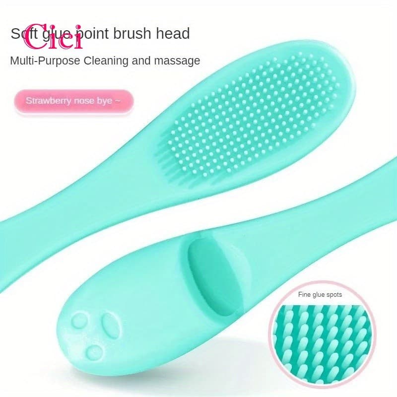 [Cici] Limpador De Poros Facial Portátil Cravo Escovas De Massagem Dupla Face Ferramenta De Limpeza De Beleza Esfoliante