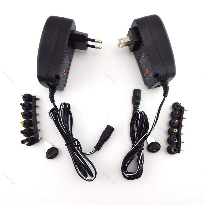 3V 4.5V 5V 6V 7.5V 9V 12V 2A 2.1A Adaptador AC/DC Plugue De Fonte De Alimentação Ajustável Carregador BR16B