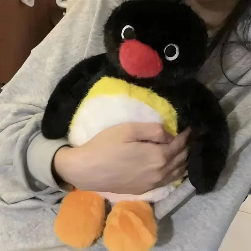 30cm Série Superpower Pinguim Fofo Brinquedo De Pelúcia Bonito Companheiro Conforto Boneca Travesseiro Macio Quarto Sofá