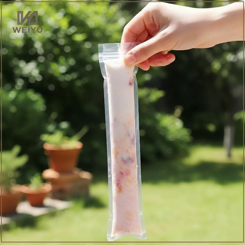 WEIYU 100pcs Sacos DIY De Picolé De Gelo Moldes Descartáveis Para Freezer Perfeito Fazer Sna Caseiro BR