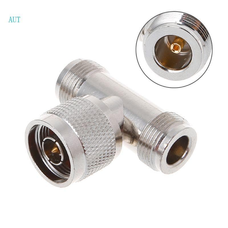 Melhor Para T Shape N 2 Fêmea Conector Triplo Adaptador Coaxial 3 Vias