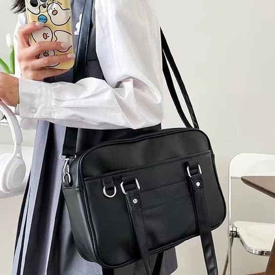 Estilo japonês estilo Preppy jk uniforme saco do plutônio feminino bolsa Crossbody bolsa estudante classe Commuter saco