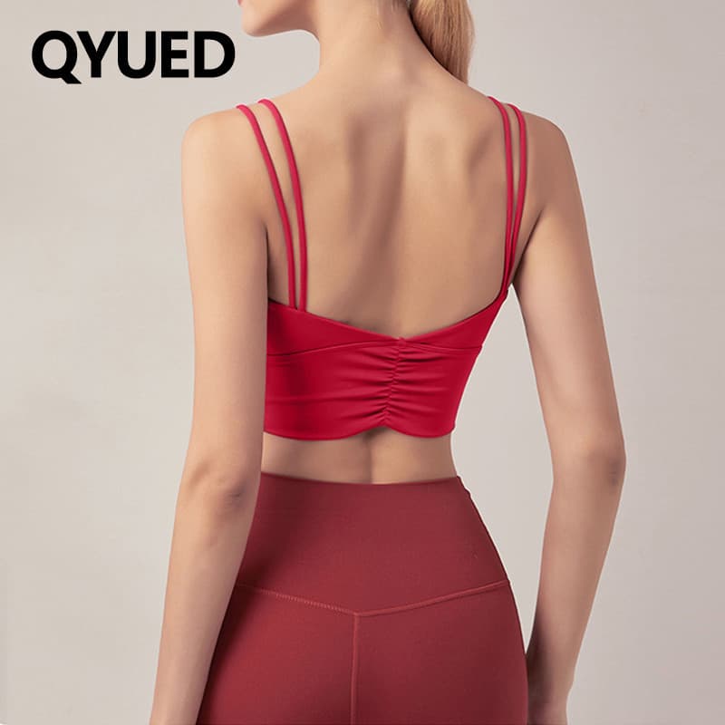 Colete de Yoga de uma peça feminino High-End sentido Pilates treinamento roupas de Fitness roupa interior alça de ombro