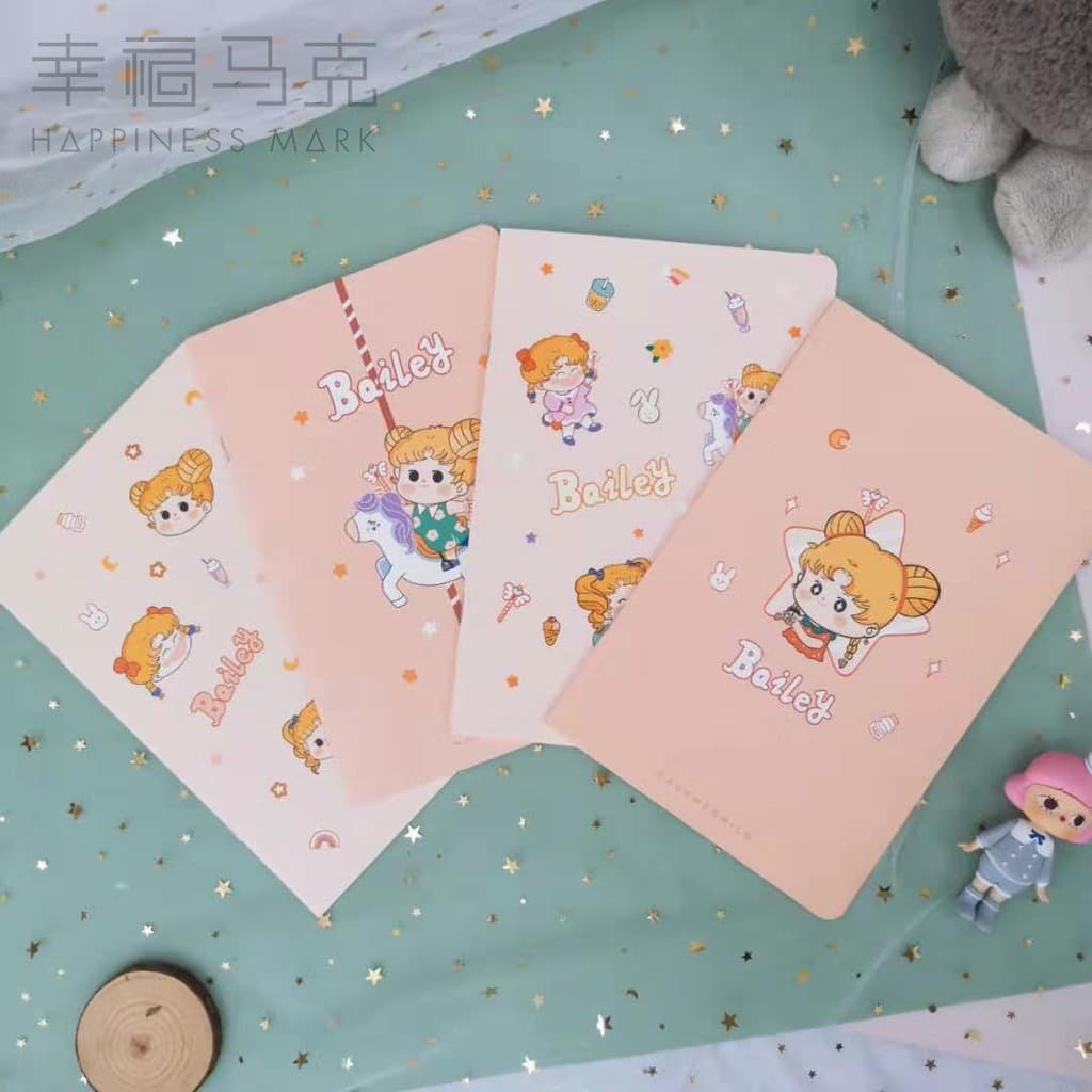 Qingyifang Miss B A5B5 equitação livro de unhas estudante Scrapbook linha Horizontal bloco de notas bloco de notas estil