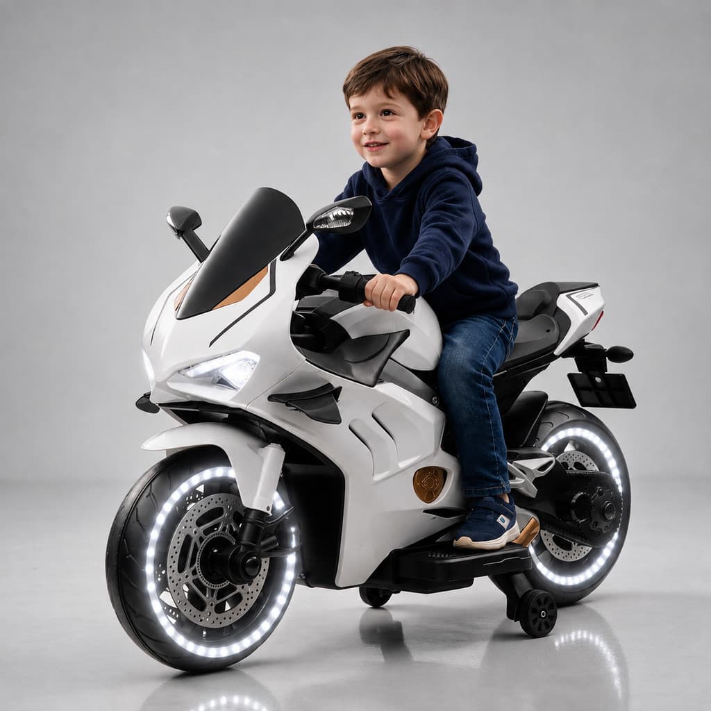 Mini Moto Eletrica Infantil 24V Grande barata para Criança de 3 até 6 anos Motorizada para Menino e Menina Motinha TOP