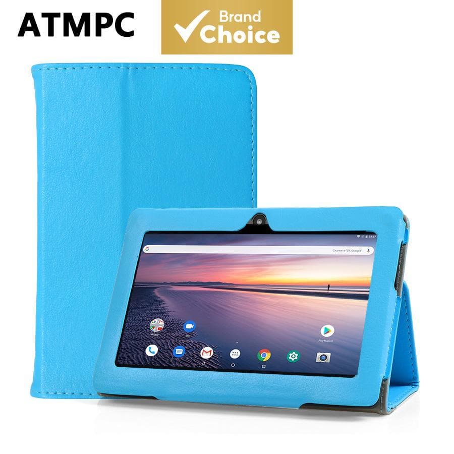 Tablet infantil ATMPC de 7 polegadas, tablet Android, tela de 1024*600, compatível com Wi-Fi e Bluetooth 4.2, bateria