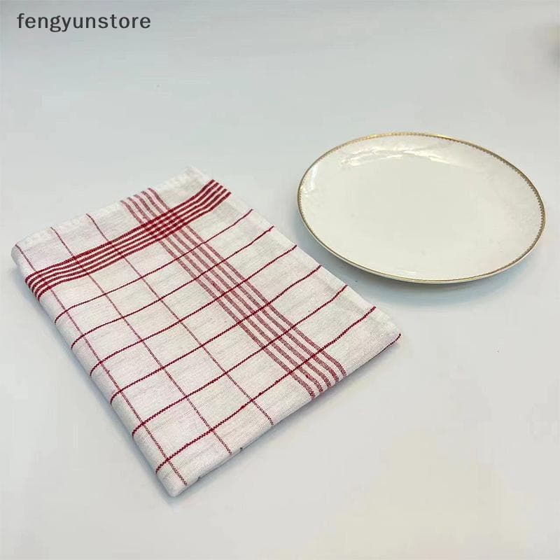 Pano De Guardanapo Xadrez Vermelho E Azul Estilo Ins Jogo Americano Adereços De Tiro De Comida