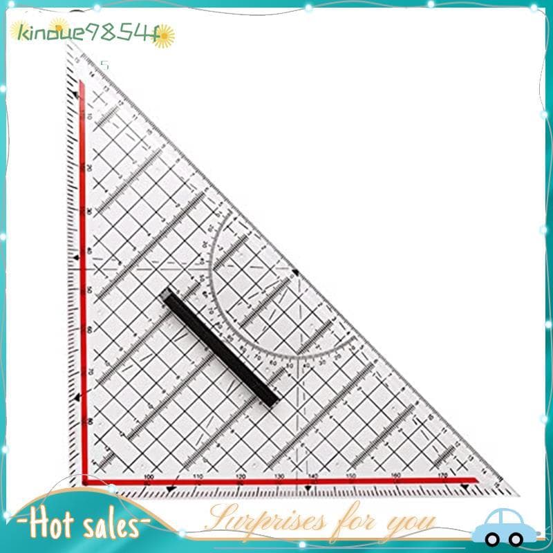 Régua De Design De Desenho Multifuncional De 30CM , De Plástico Com Alça Medição Transferidor