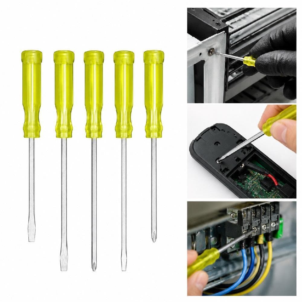 JOGO 5 CHAVE DE FENDA PHILIPS MINI KIT MULTIUSO ELETRONICA CELULARES FERRAMENTA PROFISSIONAL PRECISAO COMPACTA PEQUENOS