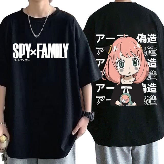 Camiseta Anime kawaii Spy X Family Streetwear