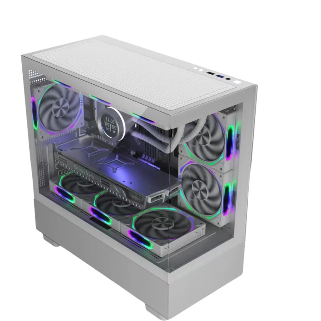 Pc Computador Gamer  Amd Ryzen 7 5700 16gb Nvme 512gb Vga 8gb W11 1000w
