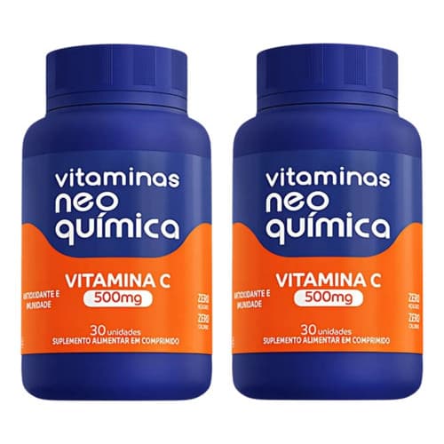 Kit 2x Vitamina C 30 Comprimidos 500mg - Neo Química