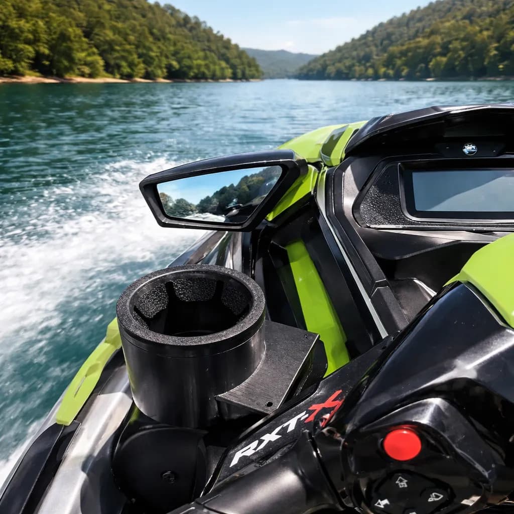 Suporte Porta Copos Jet Ski Sea Doo Rxt Gtx Wake  Esquerdo