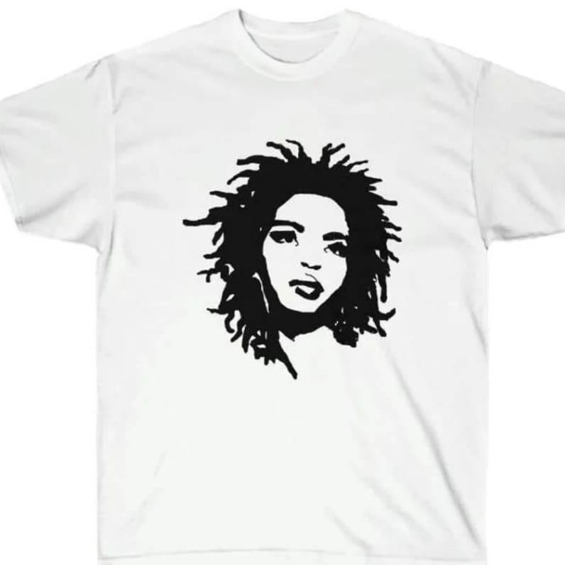 Camisa Lauryn Hill Illustrated 100% Algodão