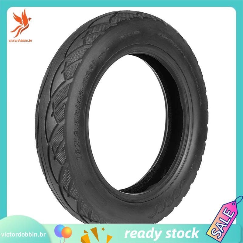 [victordobbin.br] 12x2.50 (64-203) Pneu De Estrada Bicicleta Elétrica Equilíbrio Grosso De 12 Polegadas