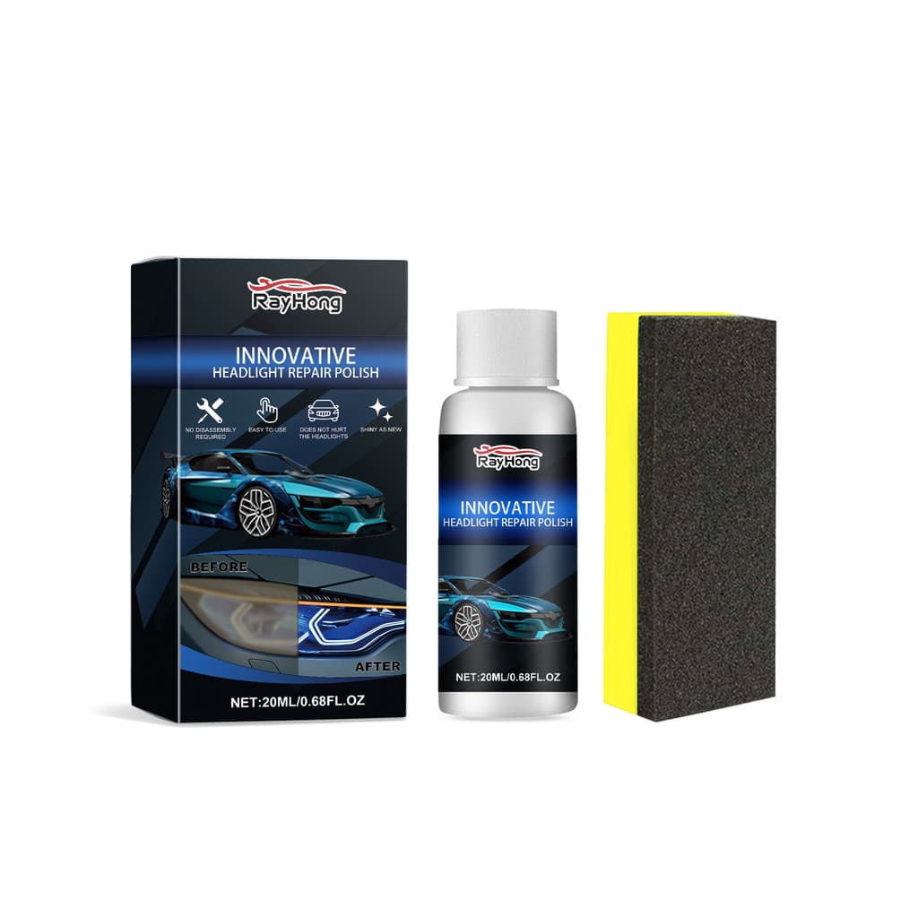 Líquido para reparo de farol de carro Rayhong (caixa de 20ml) Ferramenta de agente de reparo de remodelação de revestime