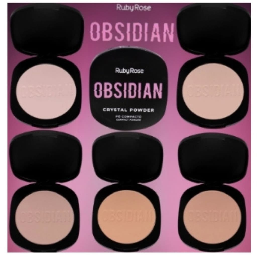Pó Compacto Obsidian Crystal Powder by Ruby Rose