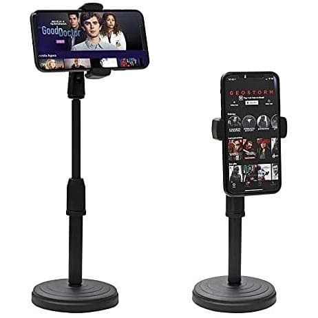 Suporte Tripé Para Mesa Celular Mini Pedestal Ajustável 360° Ideal Para Gravação de Videos