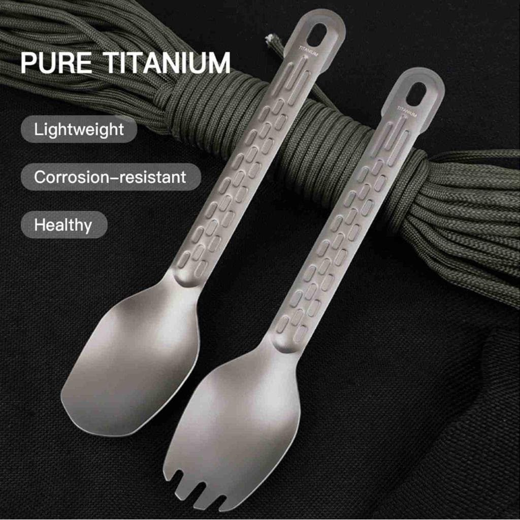 Talheres Funien Leve Spork OdorFree para mochila de acampamento ao ar livre 0,4 onças (colher)