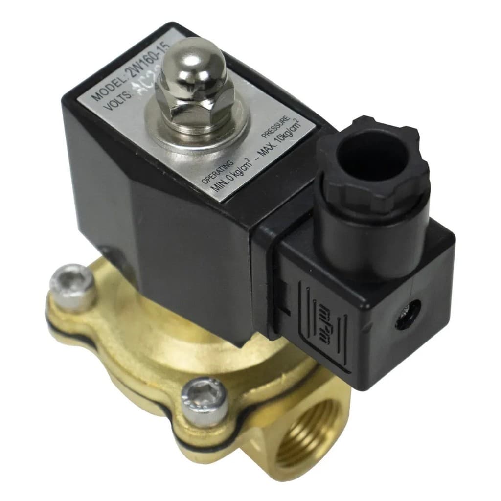 Válvula Solenoide 1/2 Latão 2w160-15 Normal Fechada 220v