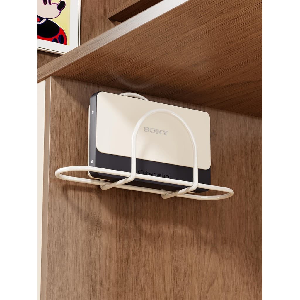 Wifi parede TV caixa de armazenamento de parede sem perfuração suporte conjunto-caixa superior roteador Rack