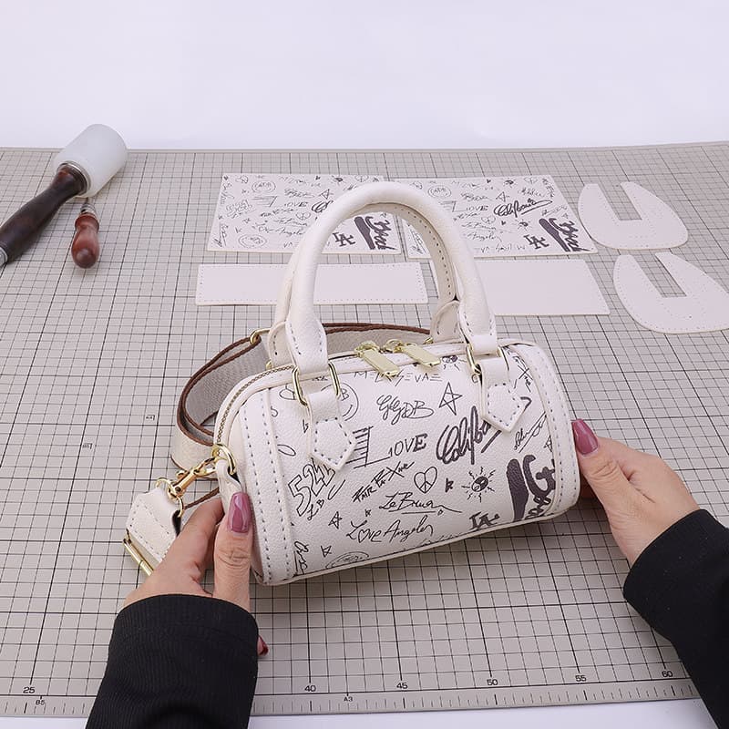 Bolsa bolsa feminina Casa @ caseiro diy travesseiro saco tecido à mão de ombro Cross-corpo Boston bolsa feminina G