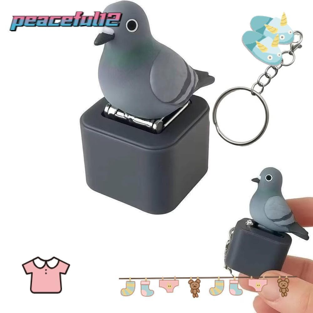 Chaveiro De Clicker Animal Pacífico , Brinquedo De Alívio De Estresse De Burro Produção De Som De Teclado