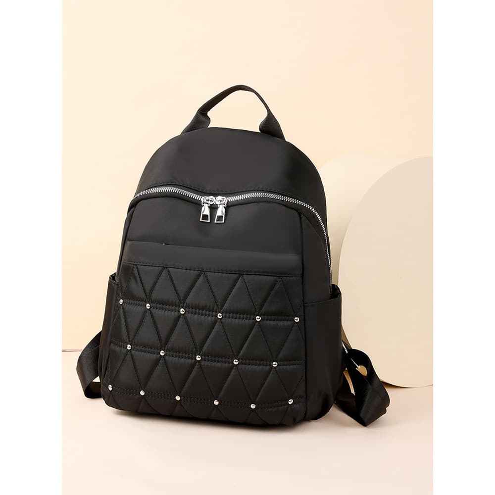 Mochila de diamante bolsa de grande capacidade feminina primavera verão 2023 novo estilo simples mochila de alta qualida
