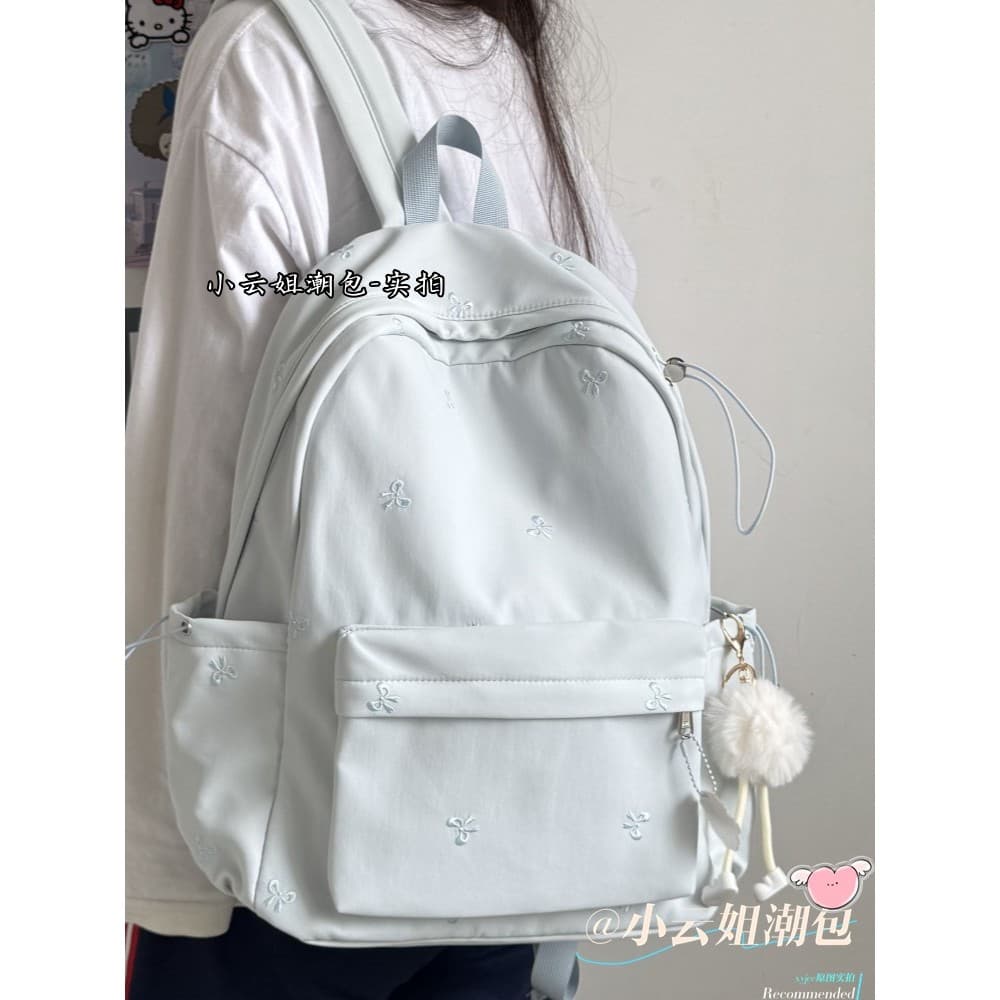 2025 novo estilo mochila feminina estudante universitário nicho japonês ins júnior estudante do ensino médio mochila peq