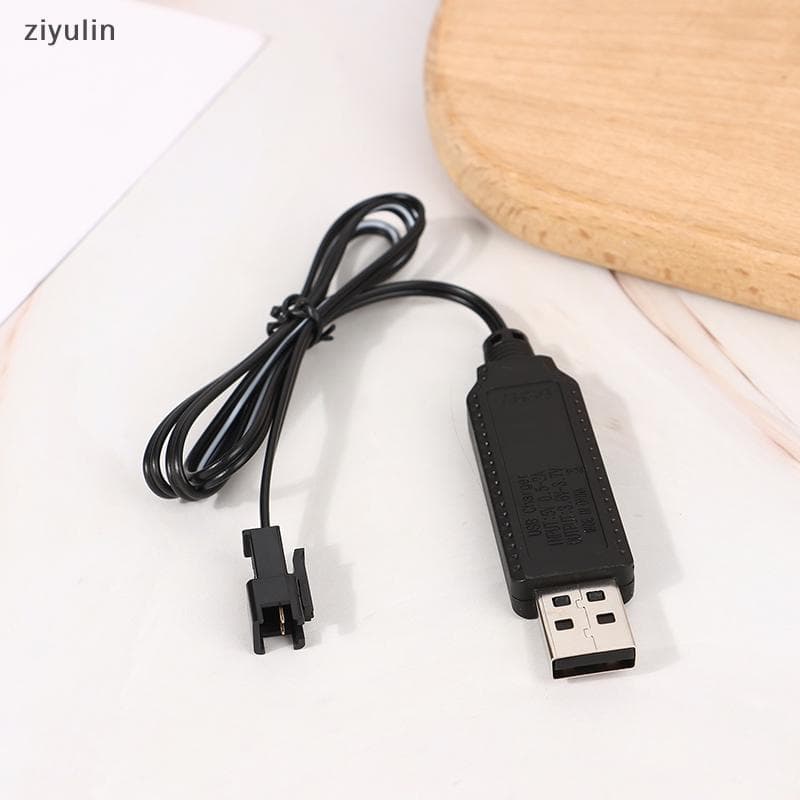 Cabo Carregador USB CVC Para 3.7V SM-2P Dianteiro RC Peças De Aeronaves De Carro Quadcopter Brinquedo Acessórios CV
