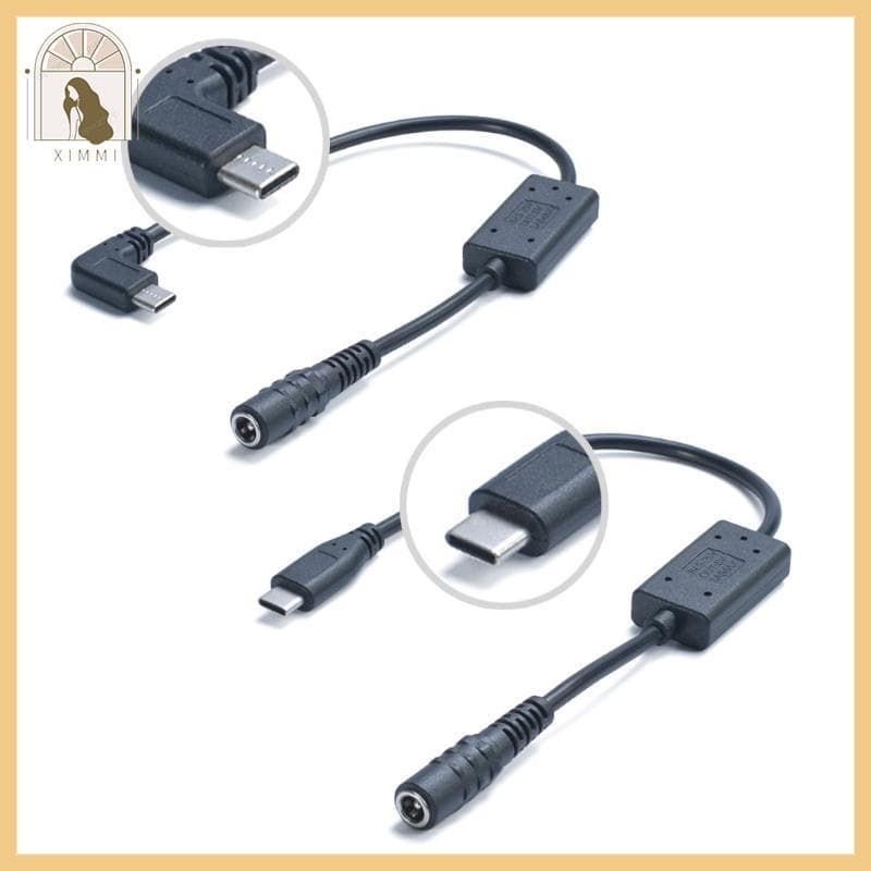 * XIMM * 30cm 5V3A Carregamento Fio DC5 5x2 1mm A Type C Para Várias Eletrônicos