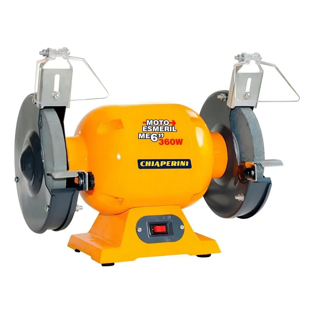 Moto Esmeril Bancada Chiaperini 6'' 360W Rotativa ME-6 Ferramenta