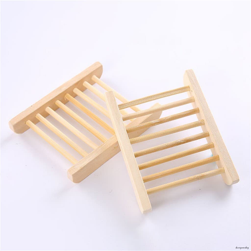 Suporte De Sabão Com Drenagem Automática De Bambu , Leve , Antiferrugem , Organizador Oco Para Cozinha , Chuveiro , Lava
