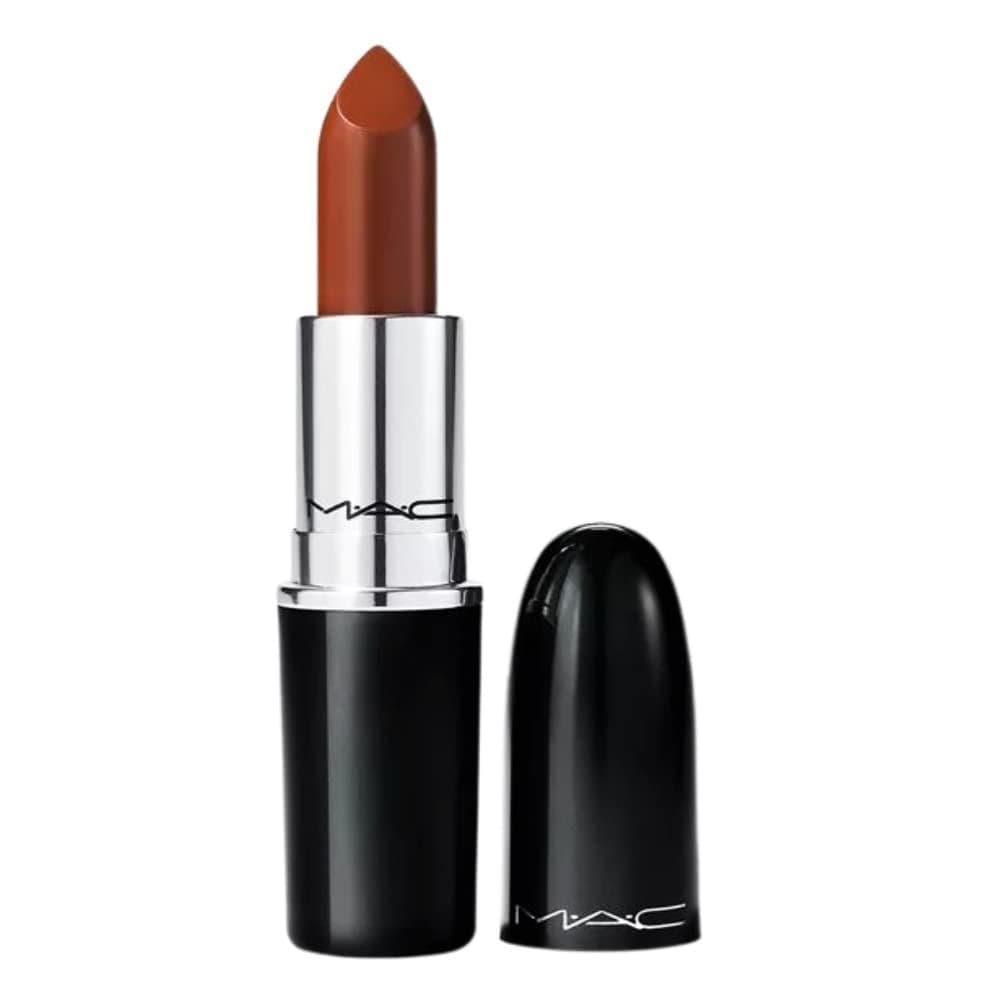 Batom MAC Lustreglass - 554 Can't Dull My Shine (Marrom Médio)