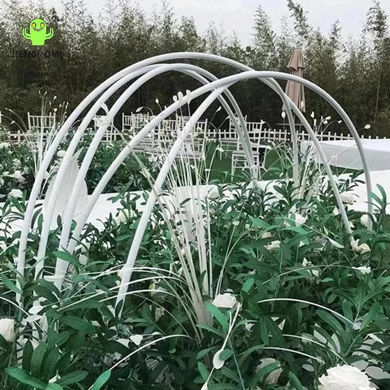 HENGHOME 5M Tubo De Alumínio PVC Flexível Borboleta Dobrável Para Festa De Casamento Badrop Arco DIY Evento Arranjo Flor
