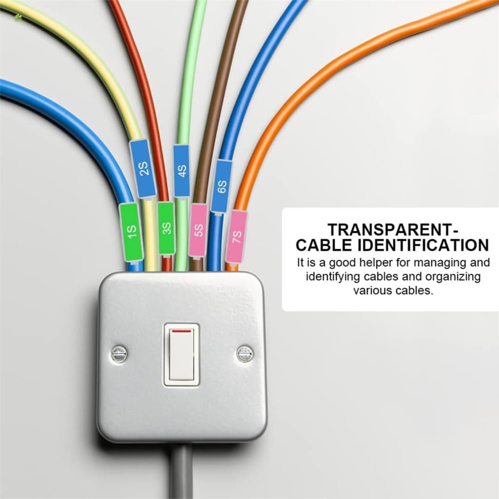 Etiquetas De Cabo Impermeáveis De 60 Unidades-Fio Zip De Nylon Para Eletricistas