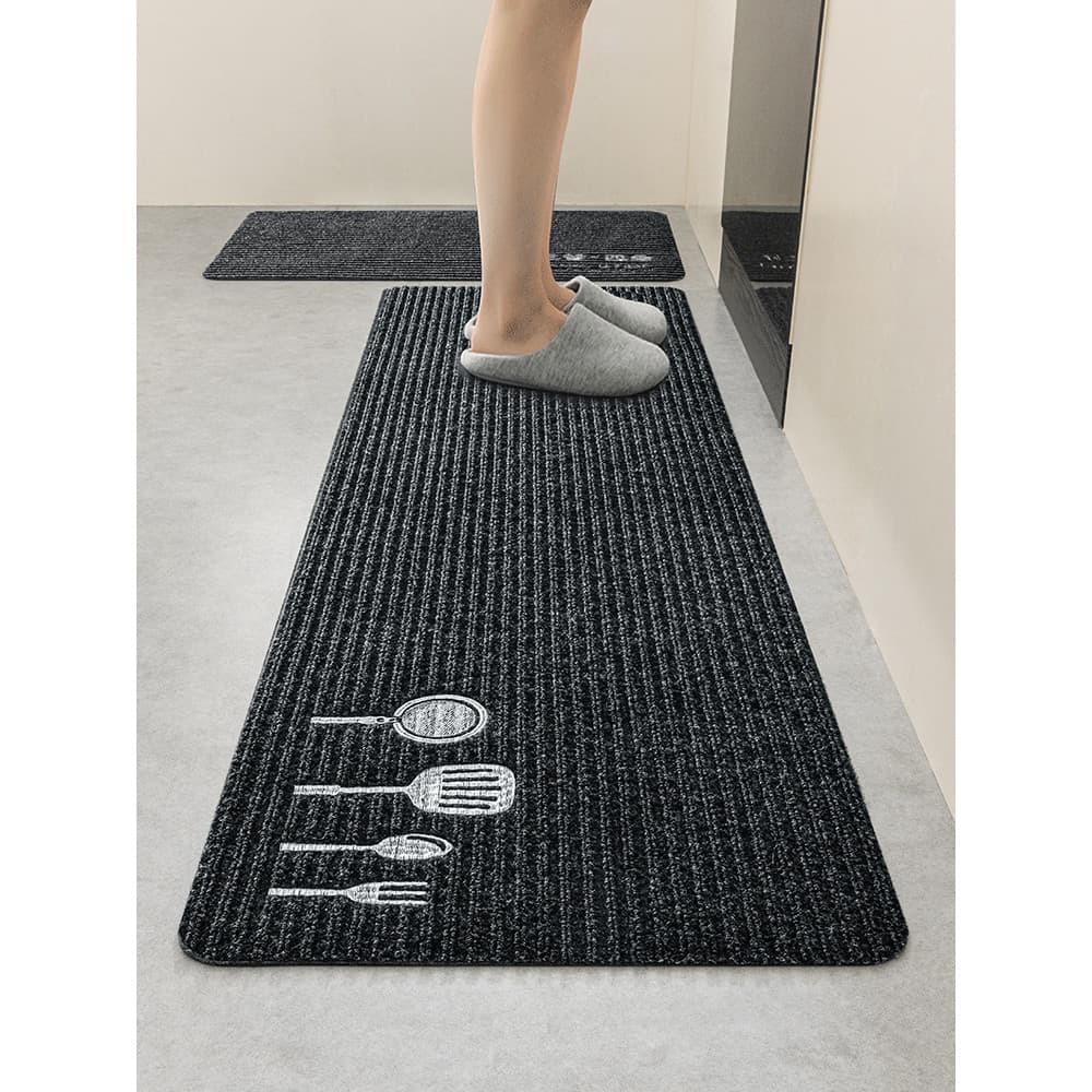 Nordic cozinha tapetes de pé antiderrapante à prova de óleo doméstico resistente à sujeira tapetes impermeáveis absorção