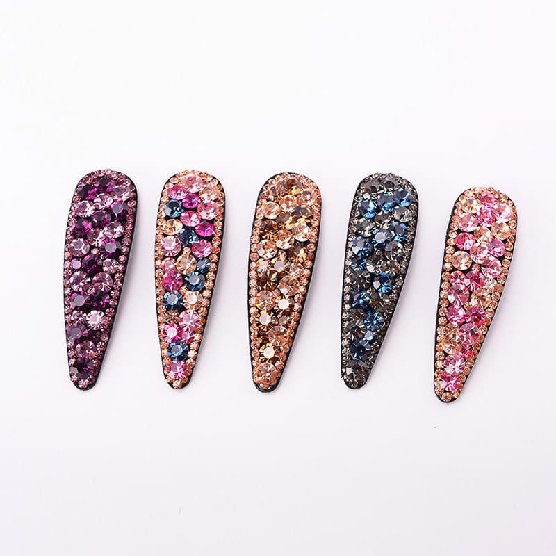 Clipe BB clipe lateral clipe plano acessórios de cabelo coreano strass franja moda superior grampo de cabelo