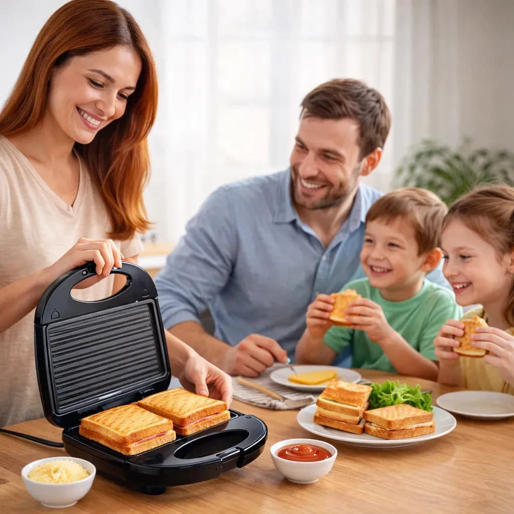 Sanduicheira Elétrica Startools Sanduicheira Grill Elétrica Preto 127v