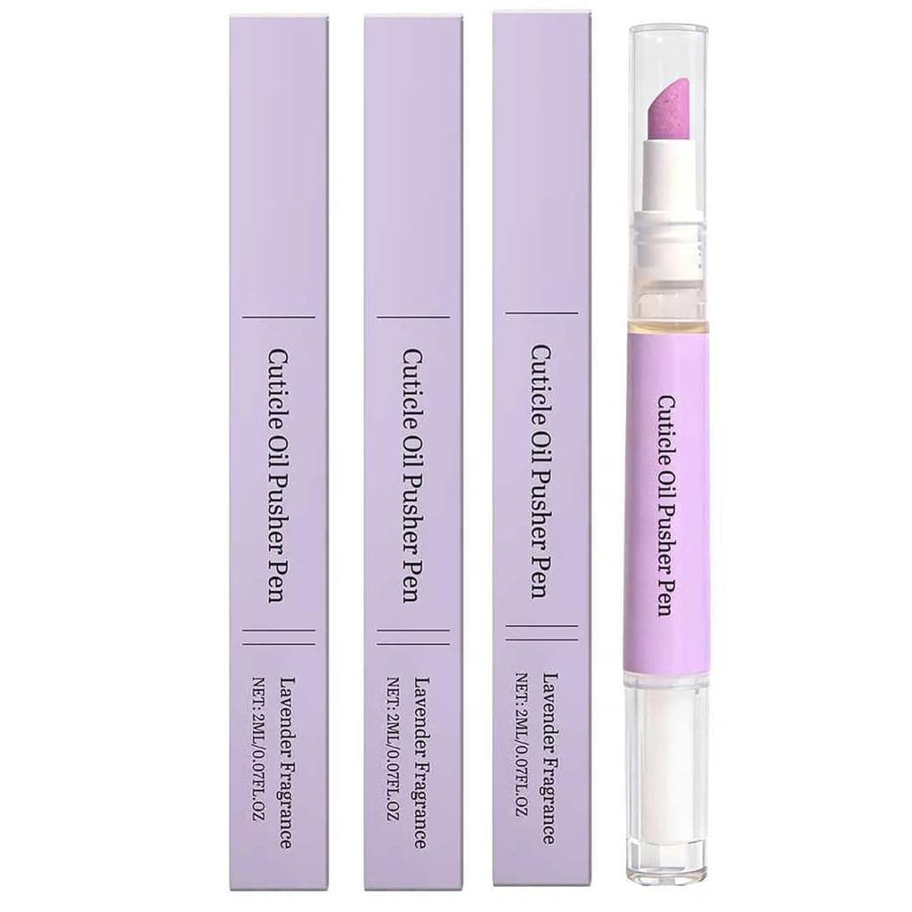 Pincel de cerâmica para esmalte, caneta de óleo para cuidados com as unhas 2 em 1, ferramenta para tratar unhas secas e