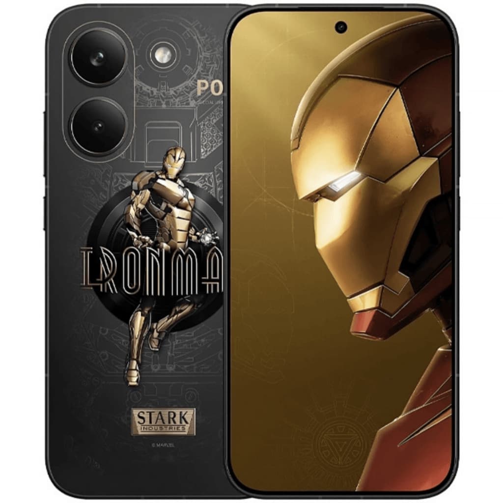 Xiaomi POCO X8 Pro Iron Man Edition – NFC – 512GB / 12GB RAM – Dual SIM – Tela 6.59" – Câmeras 50+8MP – Selfie 20MP
